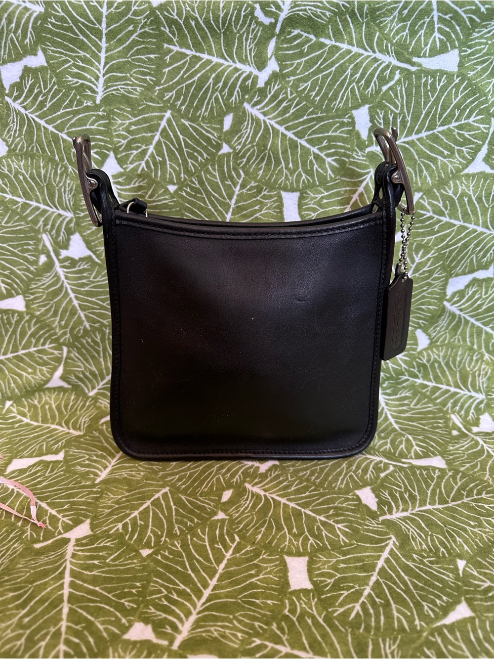 Coach Black Leather Crossbody Bag